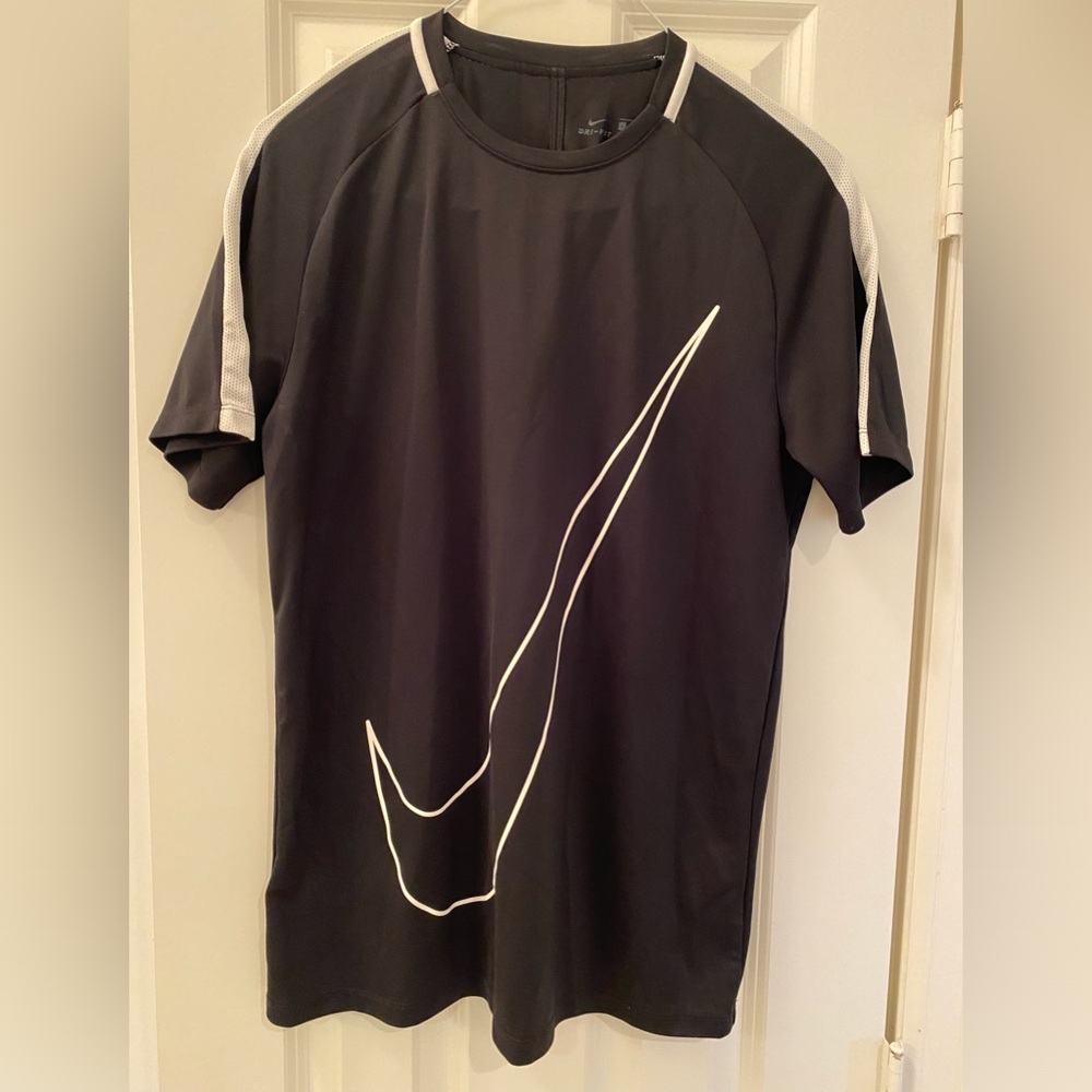 Nike Training Shirt Mens Size Large Dri Fit Black
